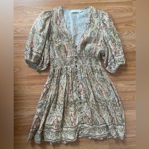 Zimmerman Freja Paisley Mini Dress